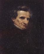 Gustave Courbet Portrait of Hector Berlioz oil painting